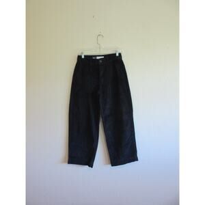 OLD NAVY Blue Corduroy High Rise 4 Wide Leg Pants